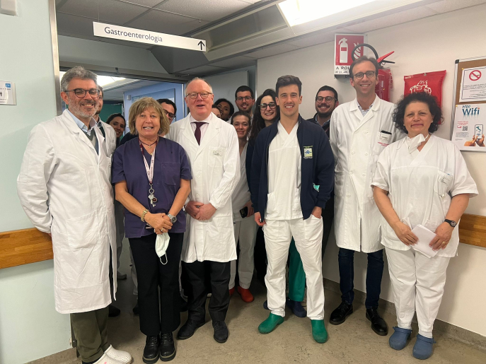 Visita al reparto con il prof. M. LOHR