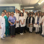 Team della gastroenterolgia di Padova con il prof. Louvet